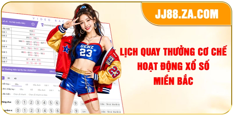 Lịch quay thưởng cơ chế hoạt động xổ số miền Bắc